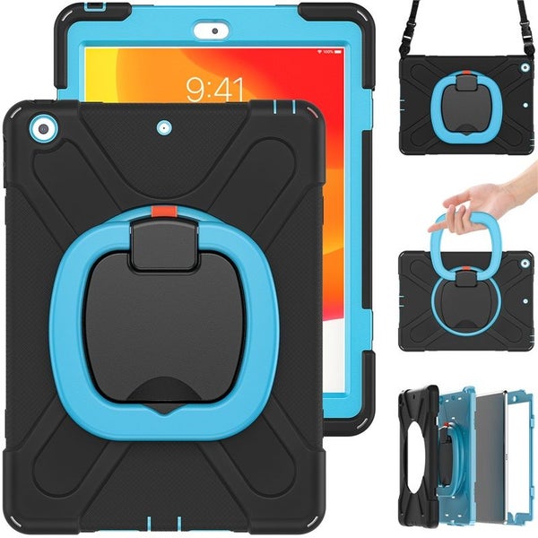 Tablet Case For Samsung Galaxy Tab A 10.1inch T510/T515(2019) -Black&Blue Carousel 1