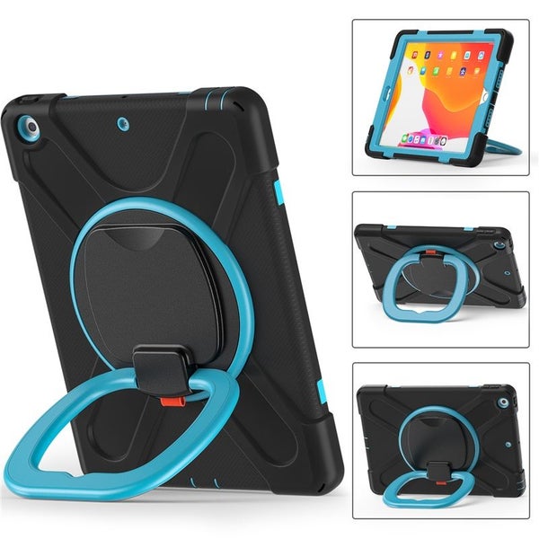 Tablet Case For Samsung Galaxy Tab A 10.1inch T510/T515(2019) -Black&Blue Carousel 2