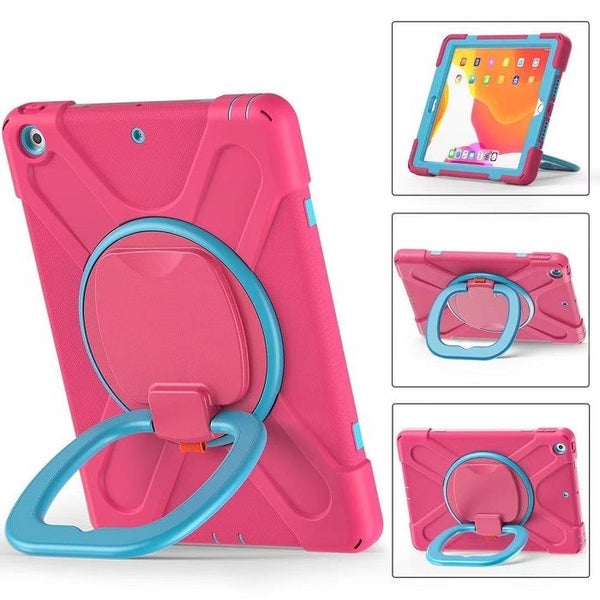 Tablet Case For Samsung Galaxy Tab A 10.1inch T510/T515(2019) -Rose&Blue Carousel 2