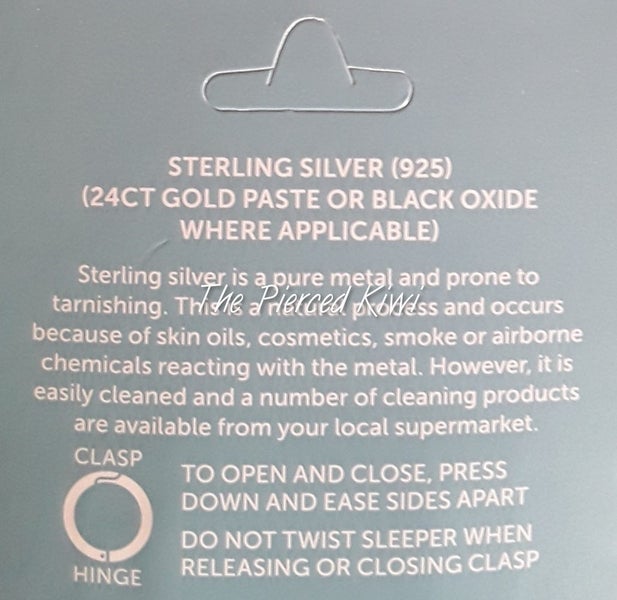 Glam Mini 24ct Gold Plated Stirling Silver Sleepers. 10 mm. (Last Ones). Carousel 2