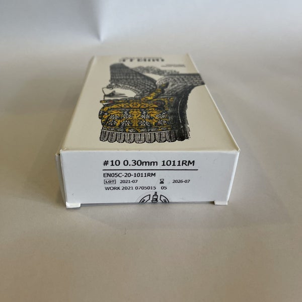 Tattoo Needle Cartridges Quelle 20pcs #10 0.30mm 1011RM Round Magnum62943344788481111