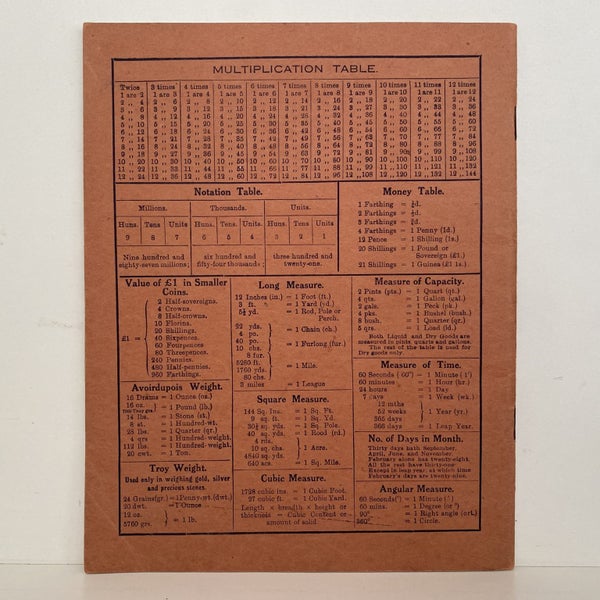 Vintage School Exercise Book circa 1940 - NEAR NEW ! Carousel 2