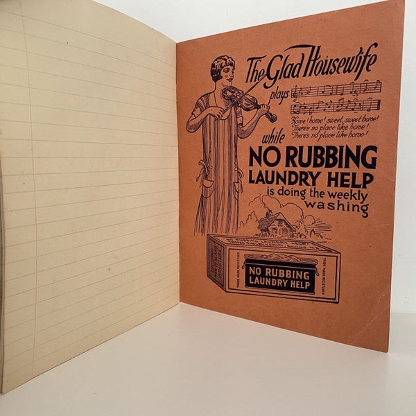 Vintage School Exercise Book circa 1940 - NEAR NEW ! Carousel 4