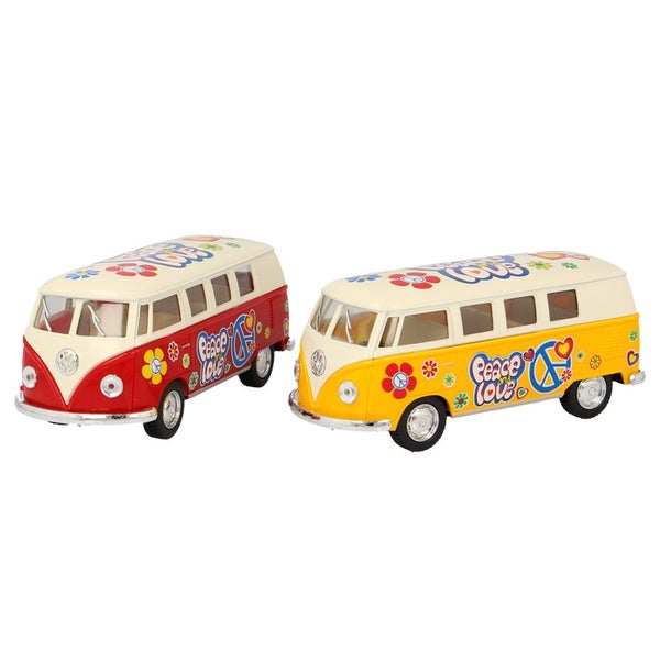 Transport Microbus Model 13cm Mini Classic Bus Car Play Toys Kids Assorted 3y+ Carousel 2