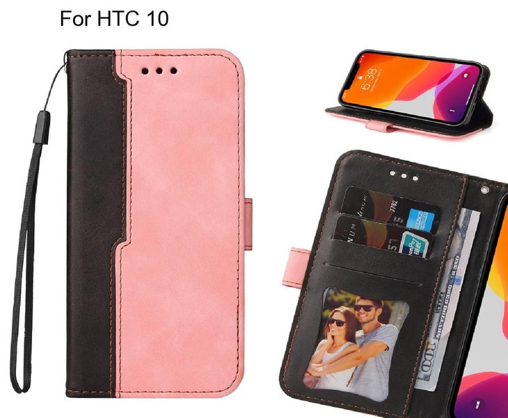 HTC 10 Case Wallet Denim Leather Case Cover Carousel 1
