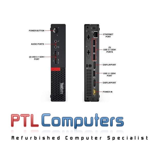 Lenovo ThinkCentre M700 Tiny Pentium G4400T 2.9GHz 8GB 240G SSD Win 10 Pro WIFI Carousel 1