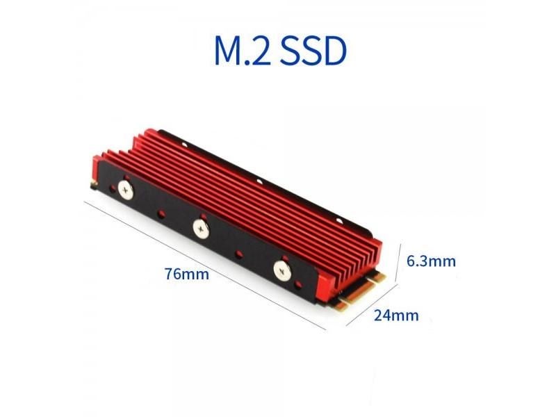 Cool Warship For NVME For NGFF M.2 Heatsink Aluminum Sheet Thermal Conductivity Carousel 1