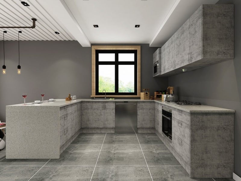 Complete Kitchen Cabinets, Laser edges doors and panels, soft Close Doors Carousel 1