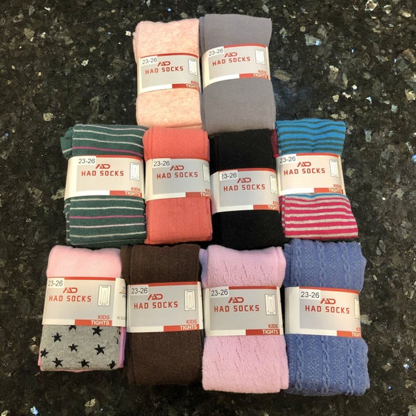 10 Quality Kids tights - 3-4yrs Carousel 1