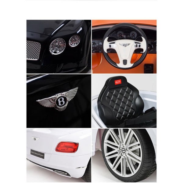 LICENSED BENTLEY GTC KIDS TOY CAR,RIDE ON AND REMOTE CONTROL CAR,WHITE Carousel 10