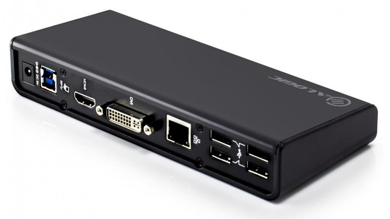 Laptop USB 3.0 Docking Station HDMI DVI Dual Video with Power with USB 3.0 Hub Carousel 2