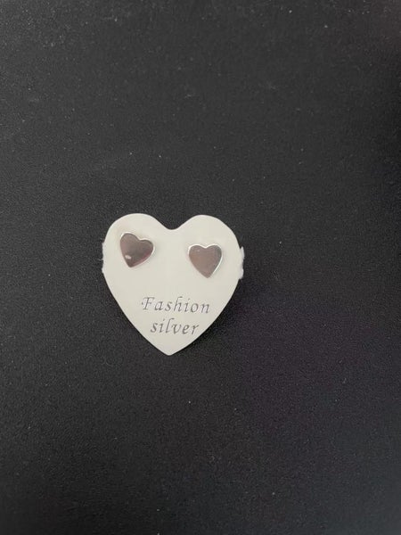 Sterling Silver Heart Studs Carousel 1