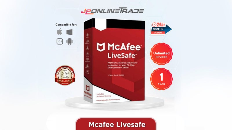 McAfee LiveSafe Unlimited Device 1 Year Carousel 1