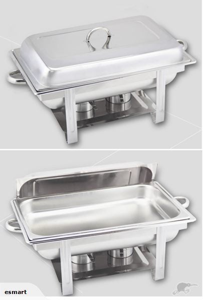 STAINLESS STEEL CHAFING DISH FOOD STEAM PAN Carousel 1