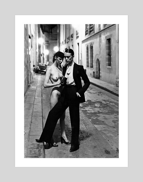 Rue Aubriot Paris 1975 by Helmut Newton Art Print Carousel 1