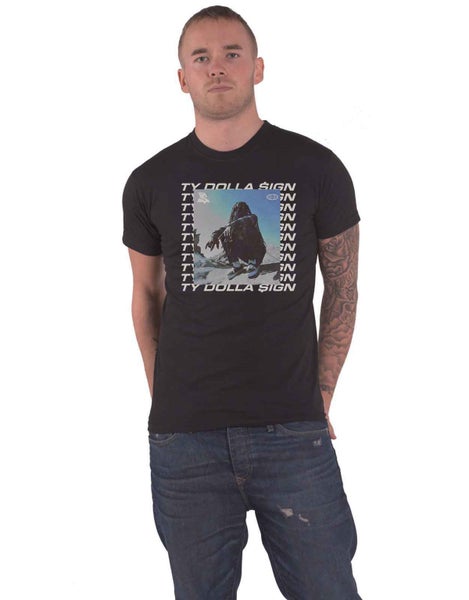 Ty Dolla Sign T Shirt Global Square Logo new Official Mens Black Carousel 1