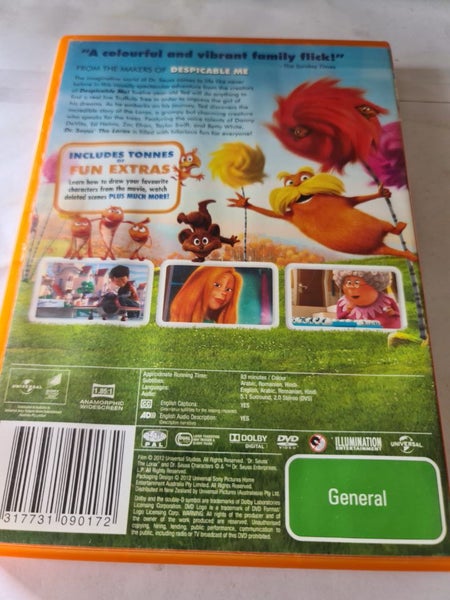 DR SEUSS THE LORAX - DVD Carousel 2