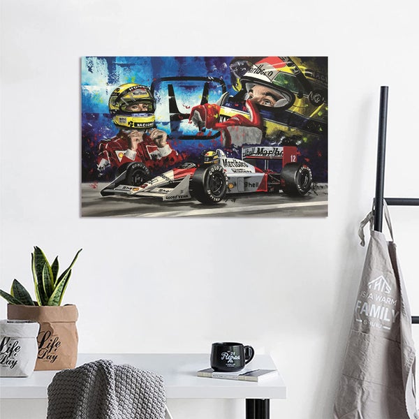 Free Shipping 1 Panel Canvas Art - Formula one Carousel 2