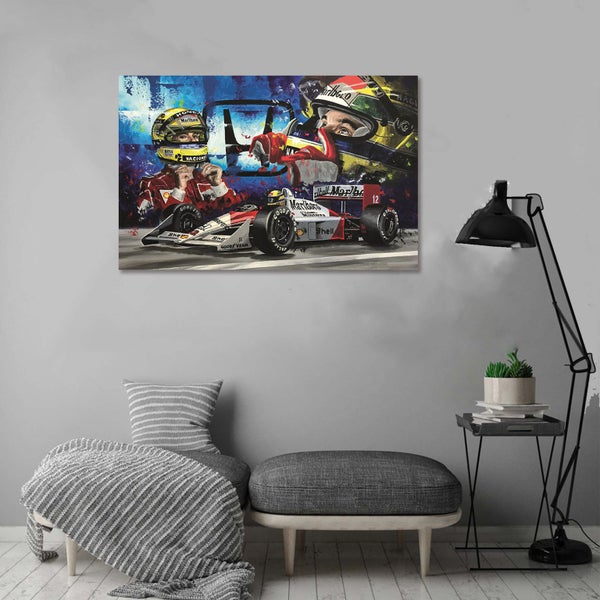 Free Shipping 1 Panel Canvas Art - Formula one Carousel 3