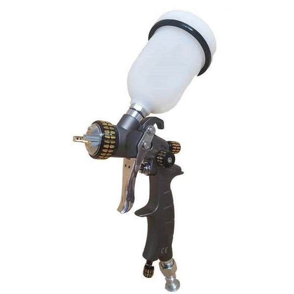 Iwata 2SPRAY gravity GUN 1.3MM & 1.8MM WITH 600ML POT Carousel 1