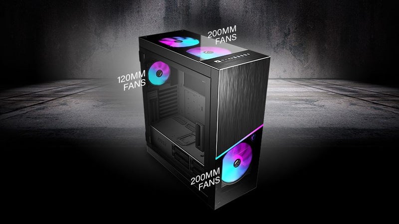 MSI Aluminum/Steel Super Solid Case - MPG Sekira 500X Tempered Glass - afterpay Carousel 1