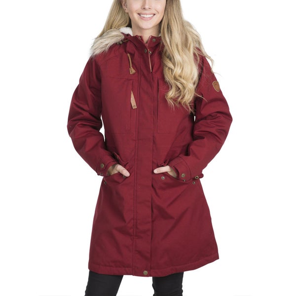 Trespass Womens Faithfull Waterproof Parka Jacket Carousel 1