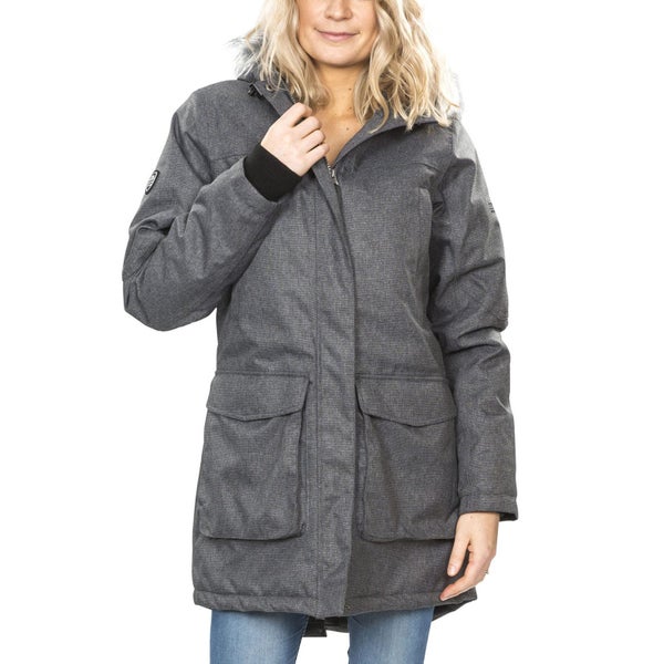 Trespass Womens Thundery Waterproof Parka Jacket Coat Carousel 1