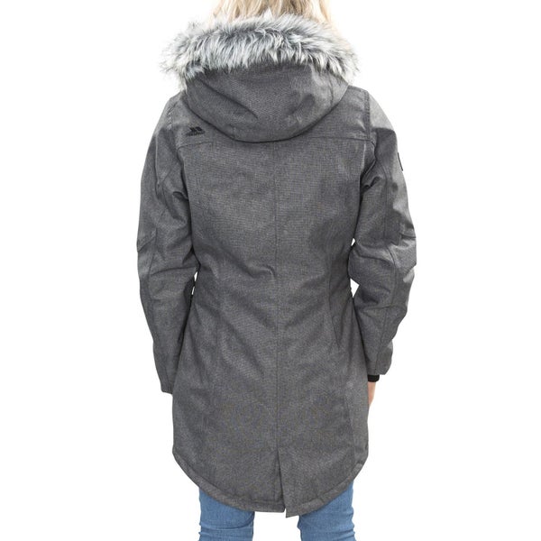 Trespass Womens Thundery Waterproof Parka Jacket Coat Carousel 2