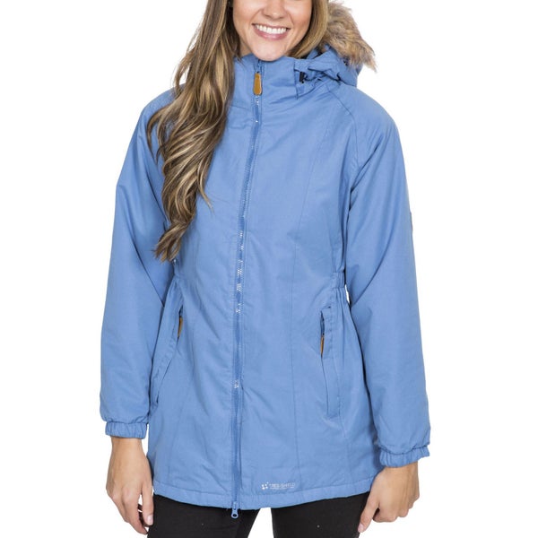 Trespass Womens Celebrity Fleece Lined Parka Jacket Carousel 1