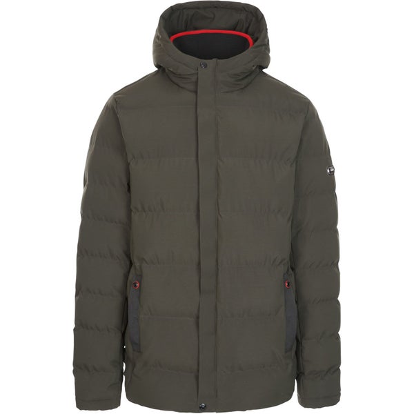 Trespass Mens Habbton Hooded Padded Jacket Carousel 1