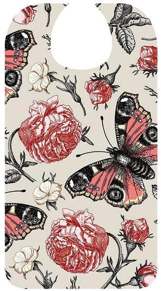 Reusable Waterproof Elder Disability Mealtime Bib – Butterfly Carousel 1