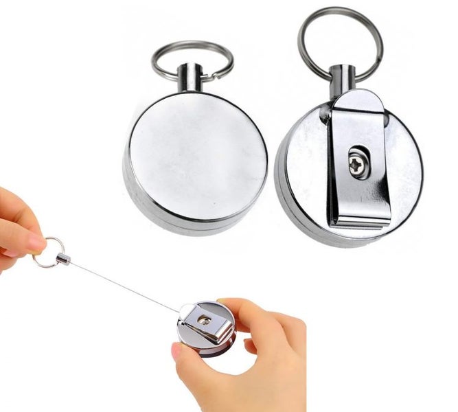 Extendable Metal Wire Steel Cord Wire Retractable Key Chain 65cm Carousel 2