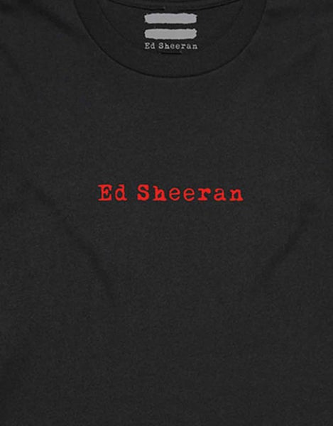 Ed Sheeran T Shirt Equals Logo new Official Mens Black Long Sleeve Arm Print Carousel 2