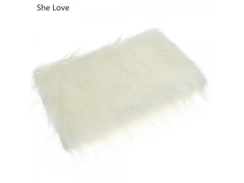 Chzimade 40x50cm Faux Fur Fabric For Toys Sofa Home Decoration Carousel 1