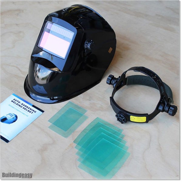 Welding Helmet Auto-Dark Solar/Battery HELT41LG Carousel 2