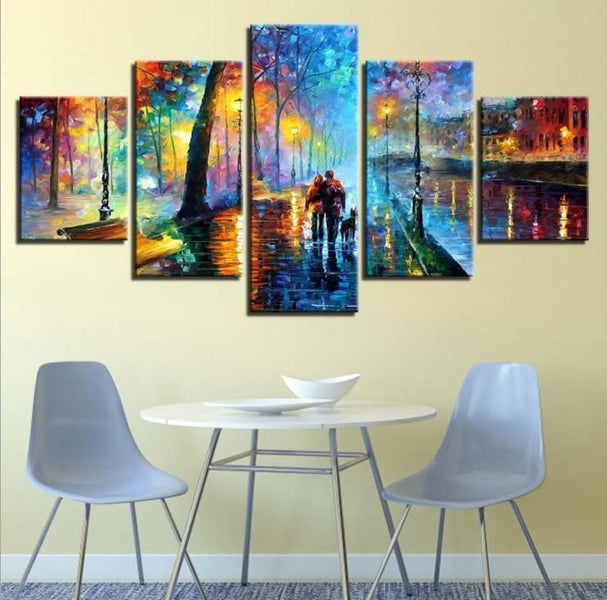Street View 5 Panel Canvas Art Print Carousel 2
