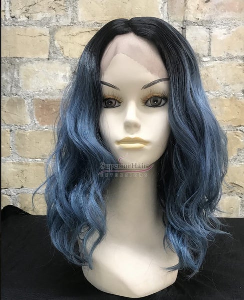 Premium Synthetic Wig JKCL-9 BLUE Carousel 1