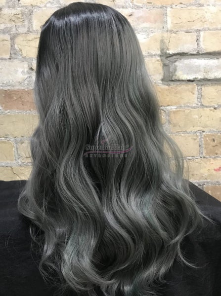 Premium Synthetic Wig JKCJ-14 Grey Carousel 2