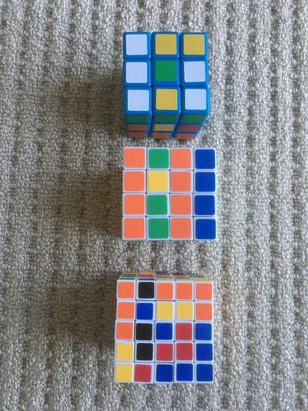 Magic Cubes 3x3x3, 4x4x4, 5x5x5 Carousel 1