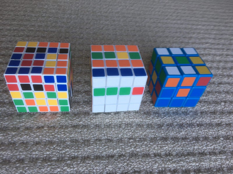 Magic Cubes 3x3x3, 4x4x4, 5x5x5 Carousel 2