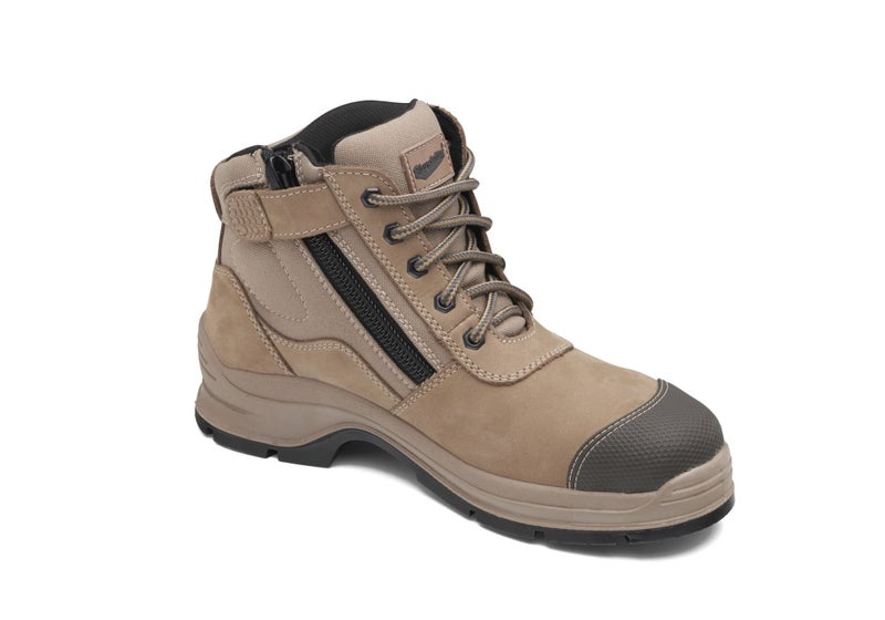 Blundstone 325 Zip Up Safety Boot - Colour: Stone - Sizes UK5 to UK13 Carousel 2