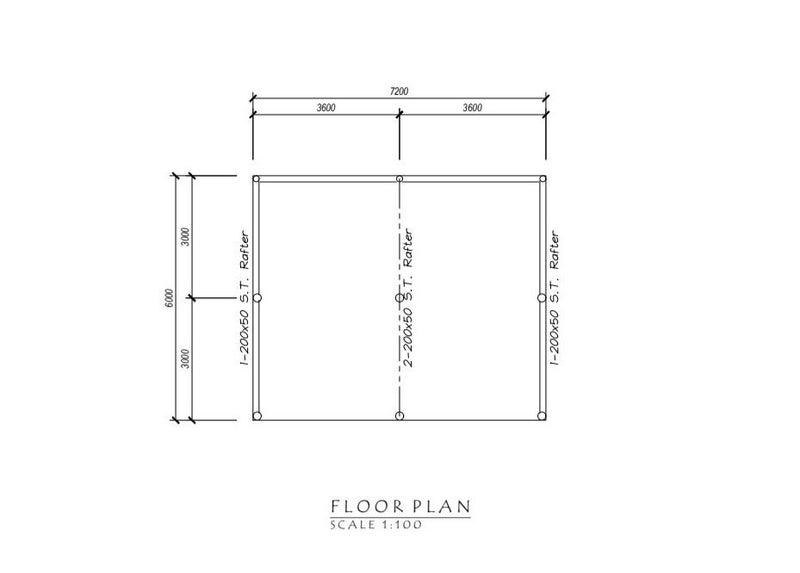 Farm Shed Kitset Lean-to 2 Bay Open 43.2sqm - PLANS ONLY Carousel 3