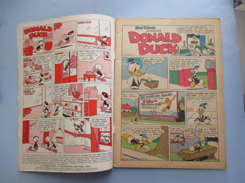 Walt Disney's COMICS AND STORIES #62 - from 1945. Carousel 2