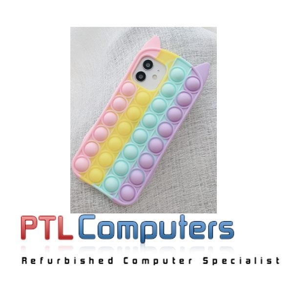 *** Free Shipping *** iPhone XR Pop It Bubble Fidget Toy Case Carousel 6