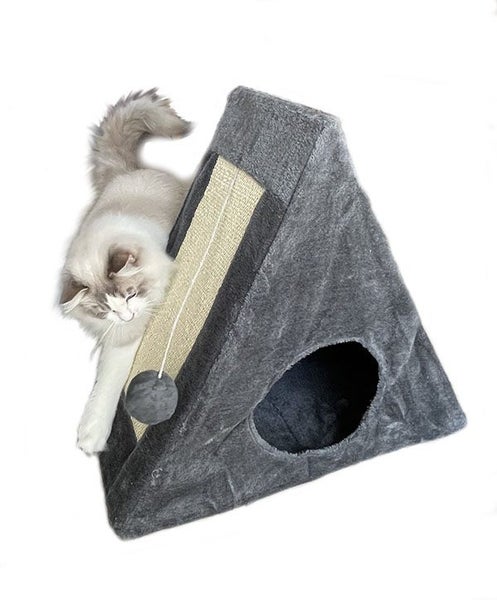 **Brand New Cat Camp with Scratching Board **Height 50cm** Carousel 2