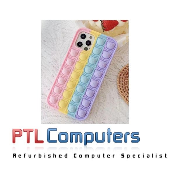 *** Free Shipping *** iPhone X / XS Pop It Bubble Fidget Toy Case Carousel 1