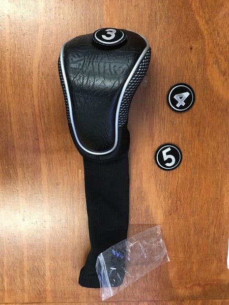 EXCEL Head Cover for Long Wood (Black) Carousel 1