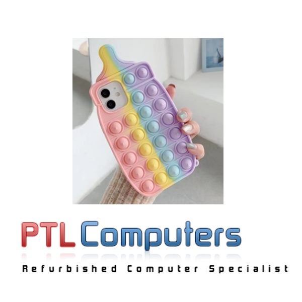 *** Free Shipping *** iPhone X / XS Pop It Bubble Fidget Toy Case Carousel 1