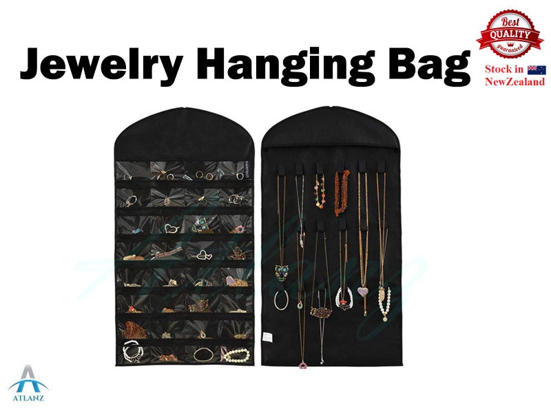 Jewellery Holder Organizer Pocket Storage Hanging Bag Carousel 1