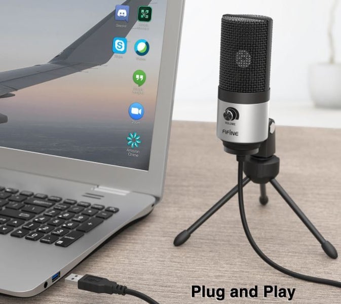 Fifine Premium Condenser USB Connected Recording Microphone Carousel 2